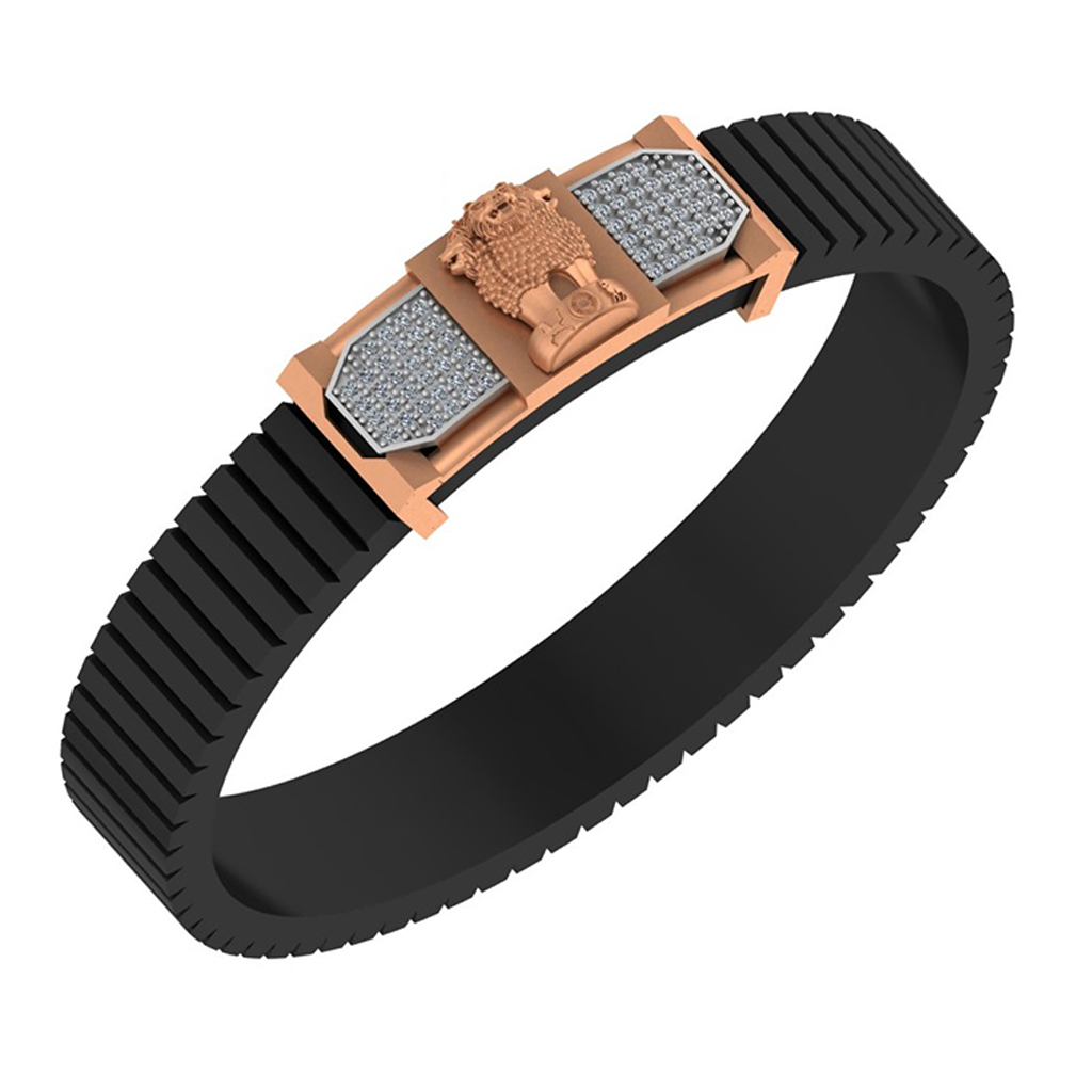 Ashoka Lion Dynasty Diamond Bracelet