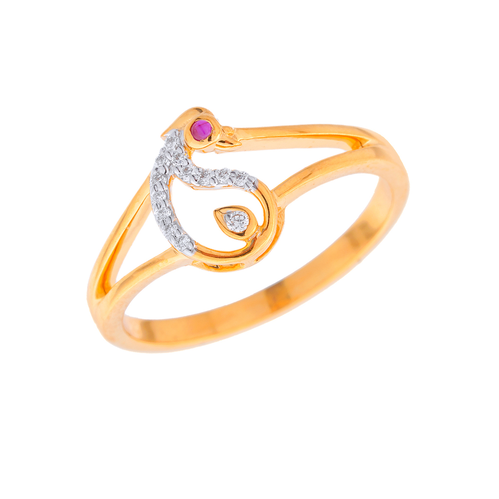 Rose Gold Diamond Half Eternity Band