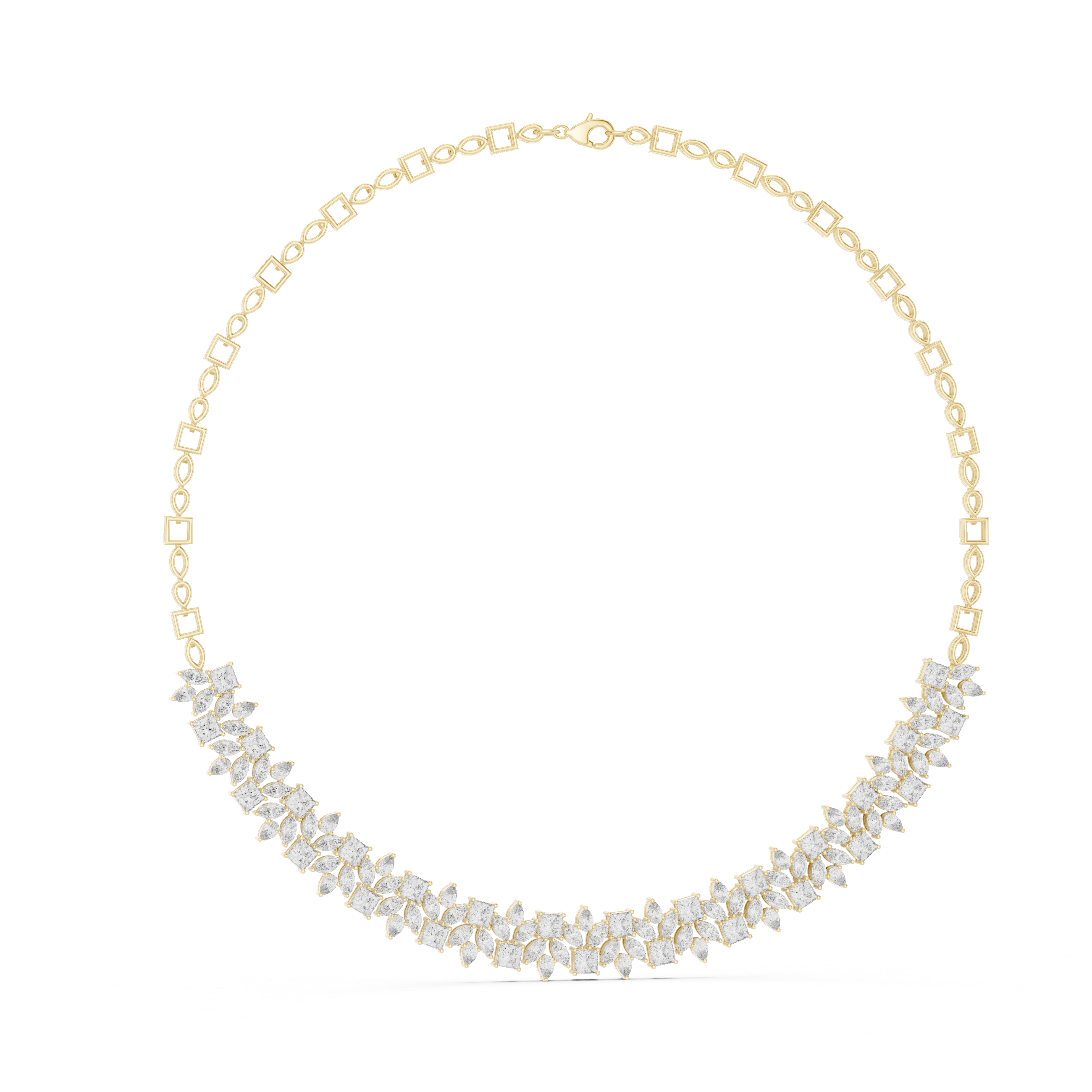 Ethereal Blossom Diamond Necklace