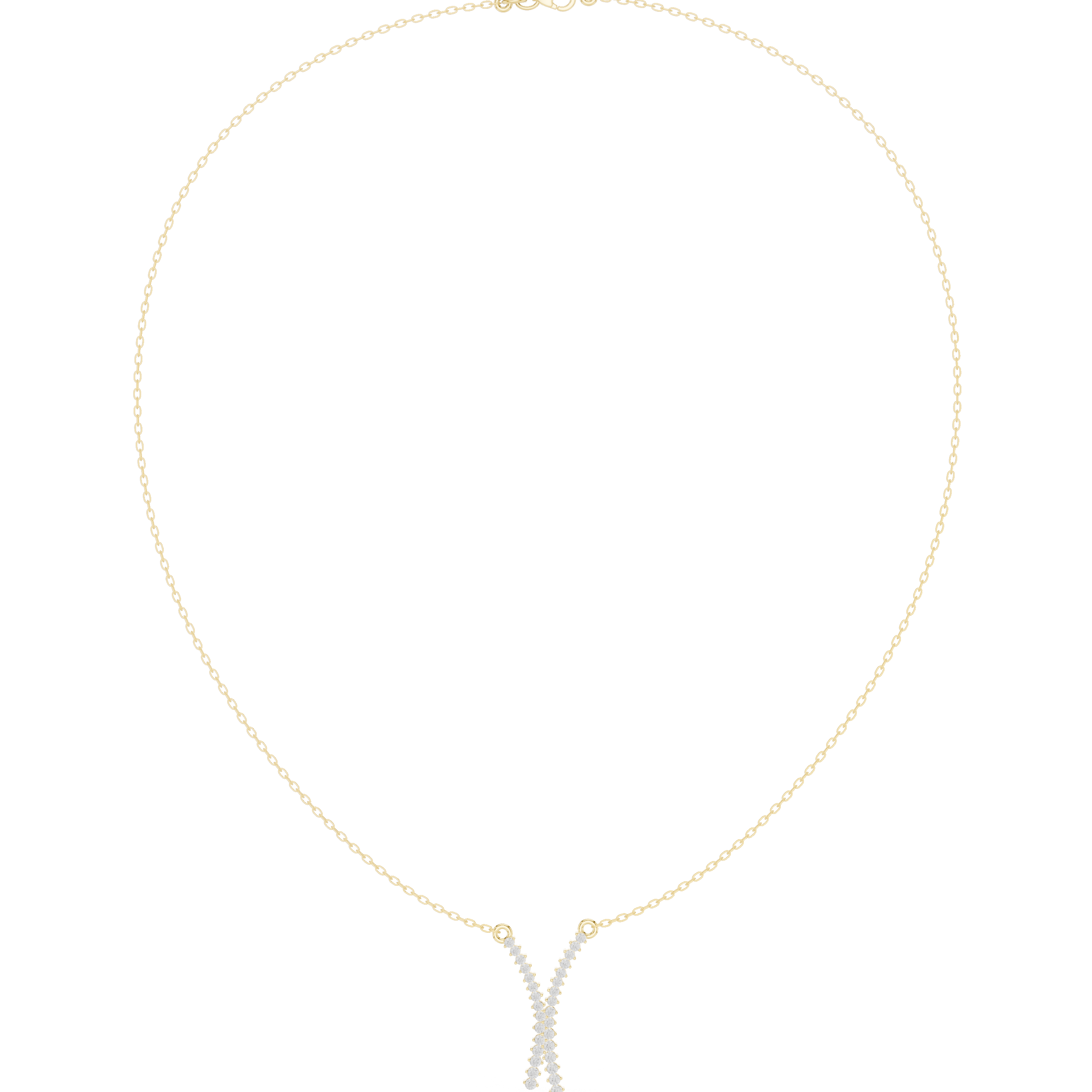 Diamond Whisper Y-Necklace